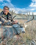 Manak with his river buck!