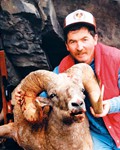 The author with his 1994 ram. Note the red vest ammo.